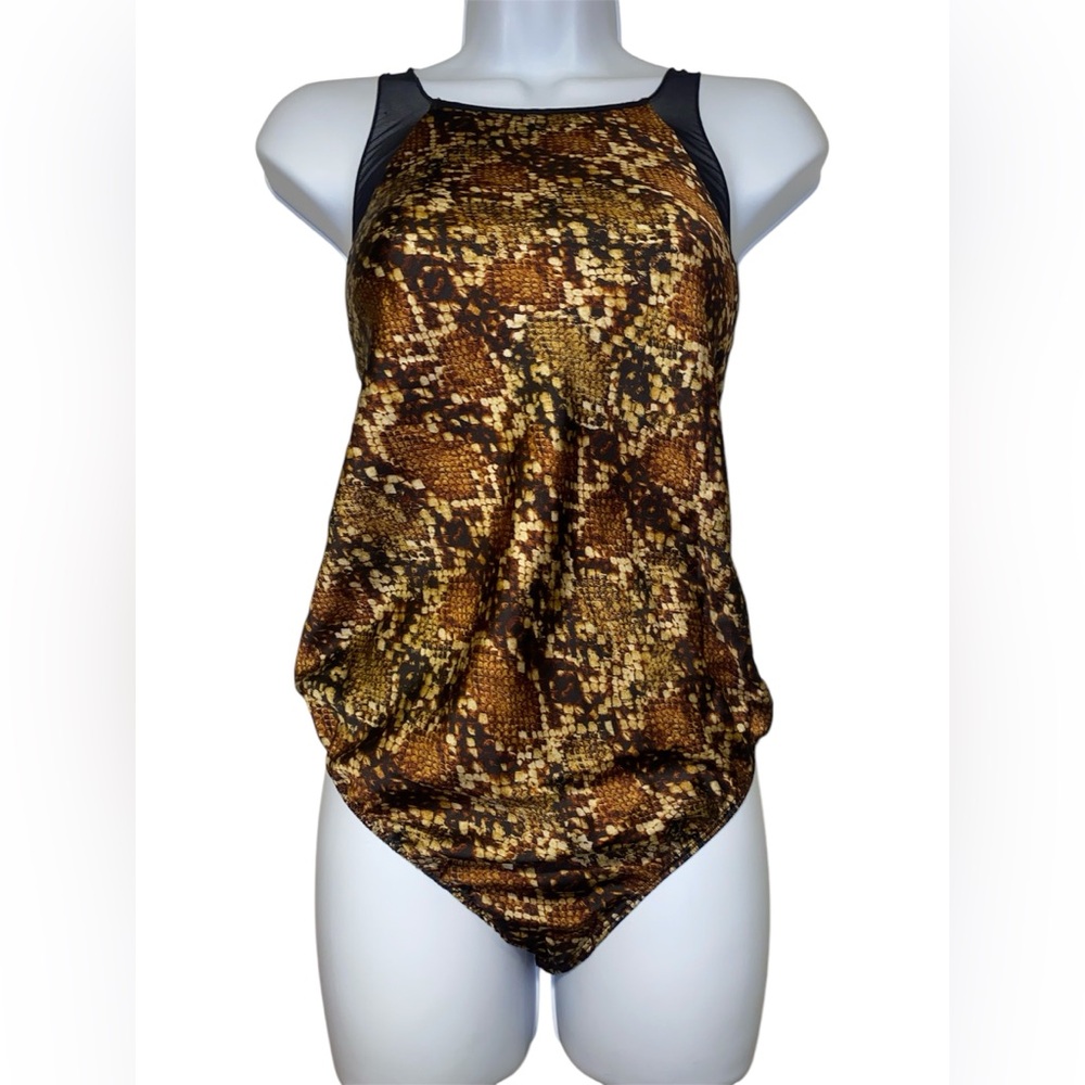 free people NWOT snake print “nights out” bodysuit